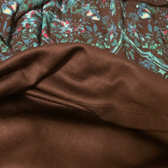 Maggy London Midi Dress, Dressy Professional, 3/4 sleeve, Blues/Greens, Back Zip - Picture 8 of 12